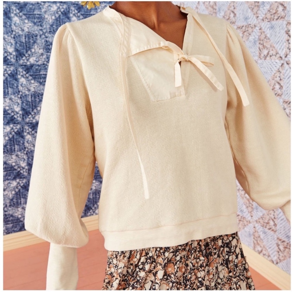 Ulla Johnson Alba Pullover in Cream